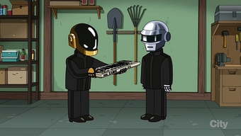 Daft Punk Family Guy Wiki Fandom - daft punk helmet old roblox