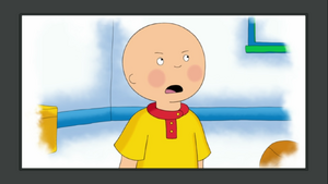 Caillou downloads Bonzi Buddy on his Dad's Computer 