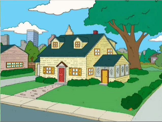 family guy house upstairs