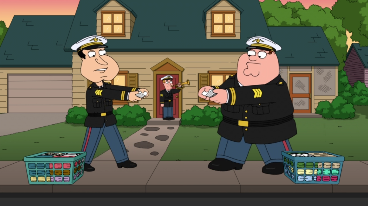Family Guy Set 4 Shot Gläser Stewie and Peter Griffin 