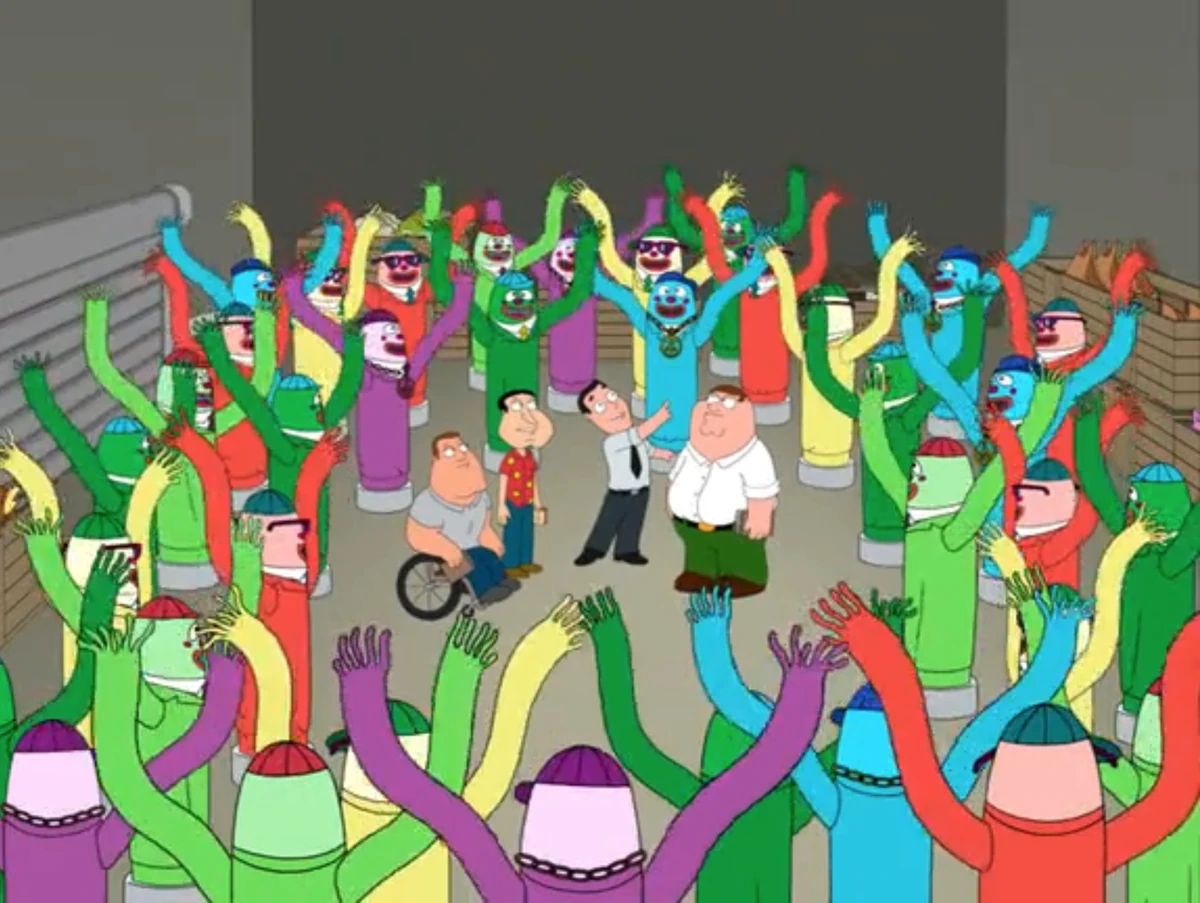 Al Harrington's Wacky Waving Inflatable ArmFlailing Tubeman Warehouse