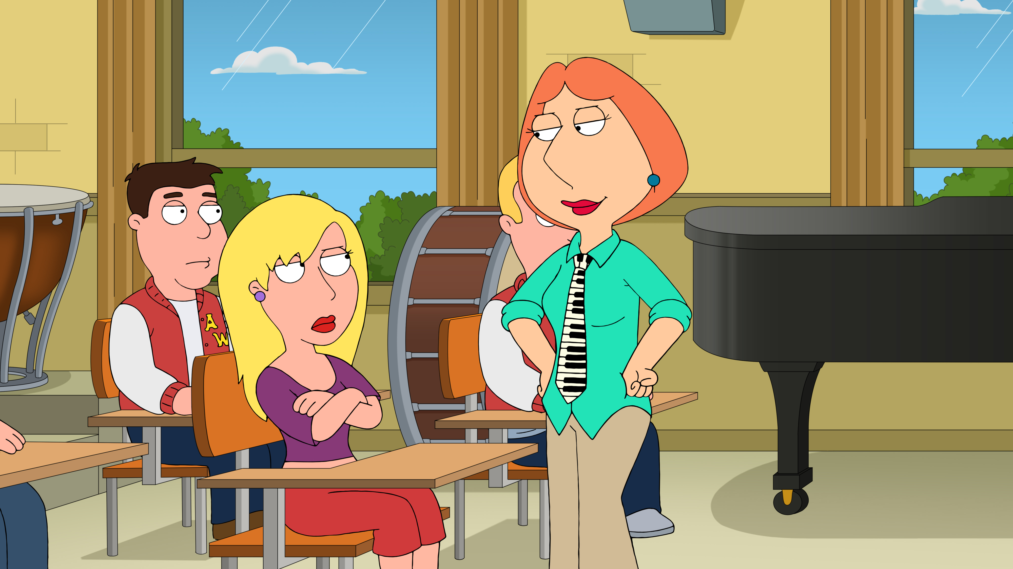 Just rewatched “Follow The Money” and saw that Connie is the stripper.  (Also Dylan's mom) : r/familyguy