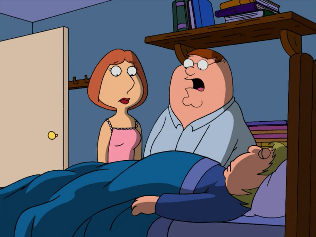 Peter: hey lois remember that one time i shot our daugeter meg
