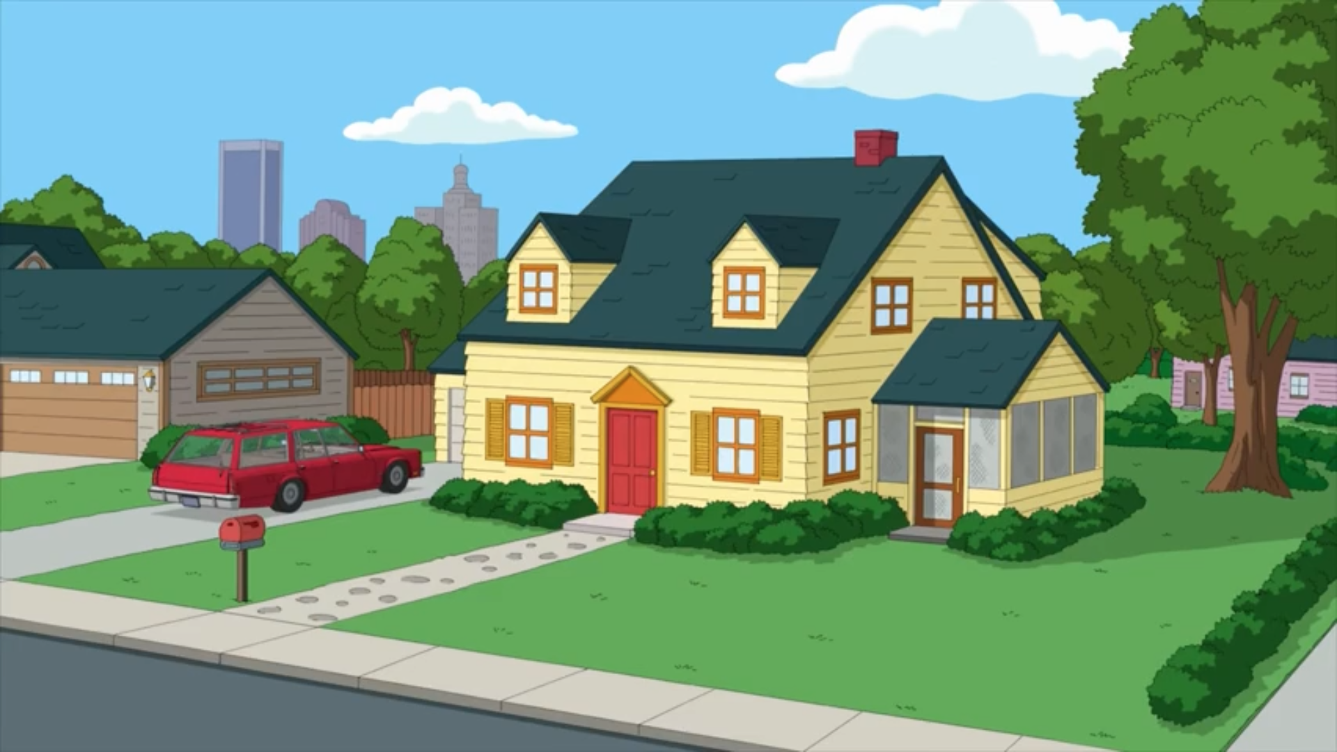 family guy house upstairs
