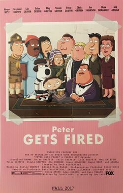 Peter Gets Fired Poster