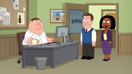 Peter Greets His New Bosses.jpg