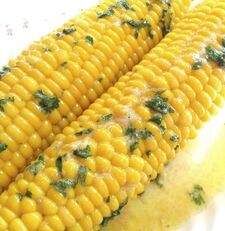 Lime corn on the cob