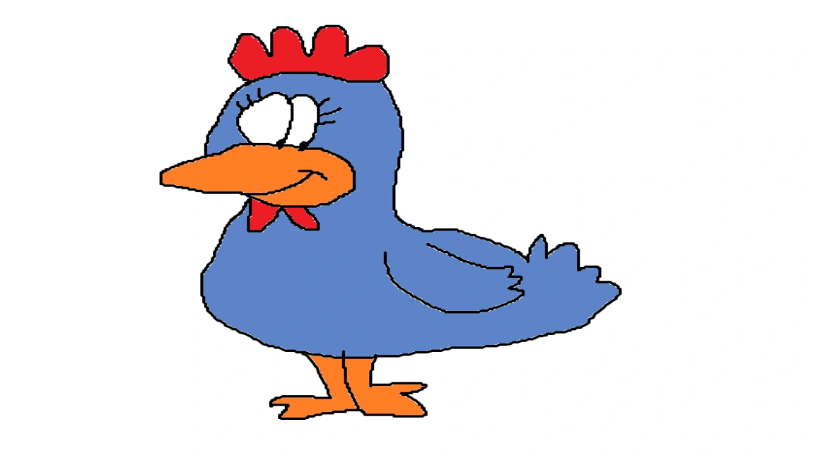 Lottie Dottie Chicken (Format Films style) (art STUFF) Fan art Fun