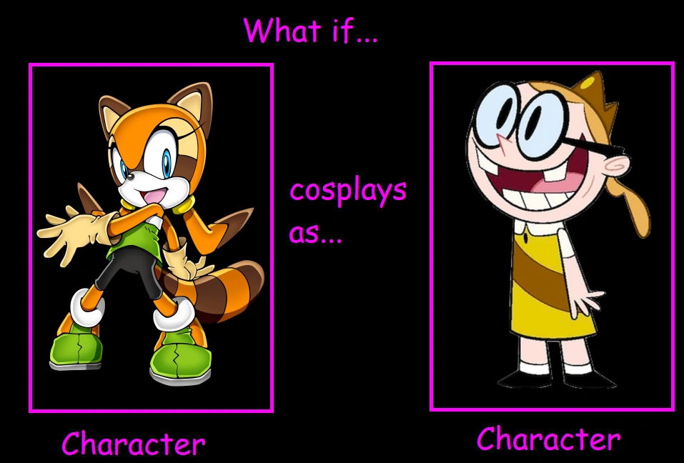 What if Marine the Raccoon cosplays as Bessie Higgenbottom by