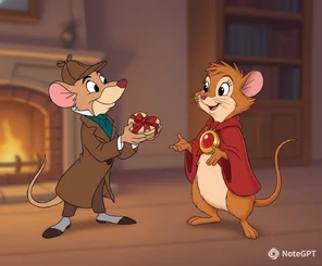 Basil Gives a Valentine's Gift to Mrs. Brisby V2 by timmybrisbyfan1925 ...