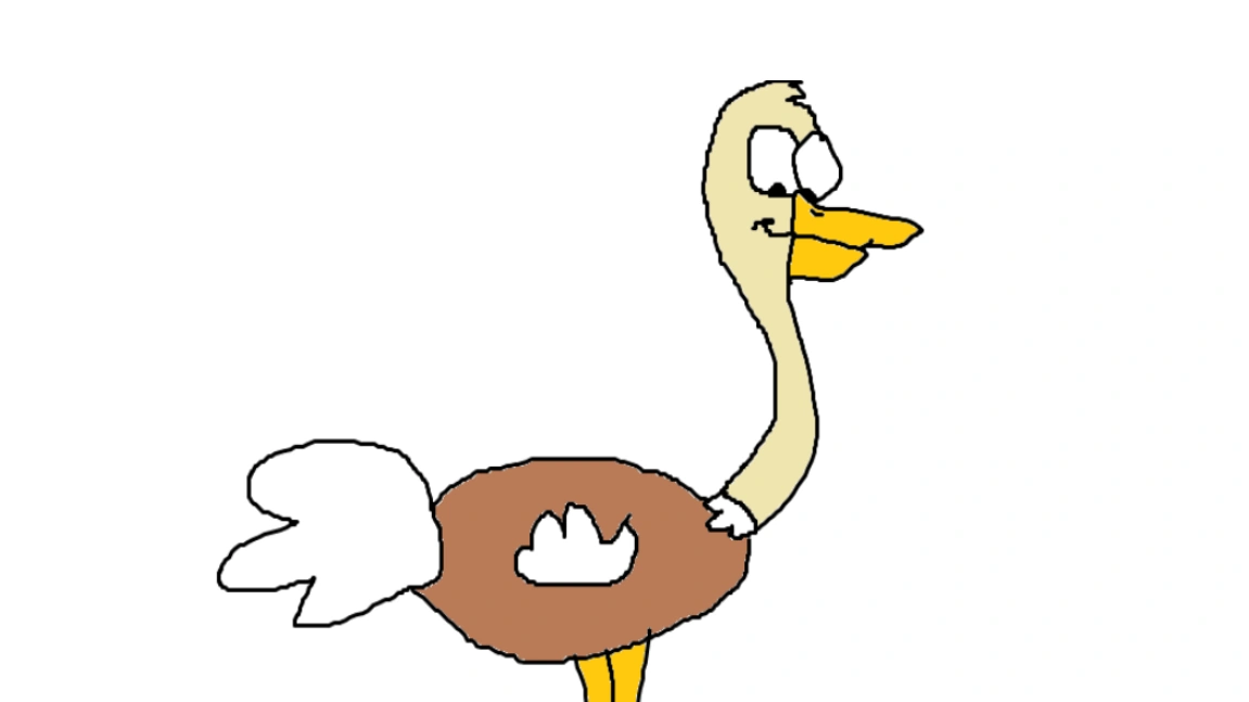 Crazy Ostrich (Messeanimals) by Ultra-Shounen-Kai-Z