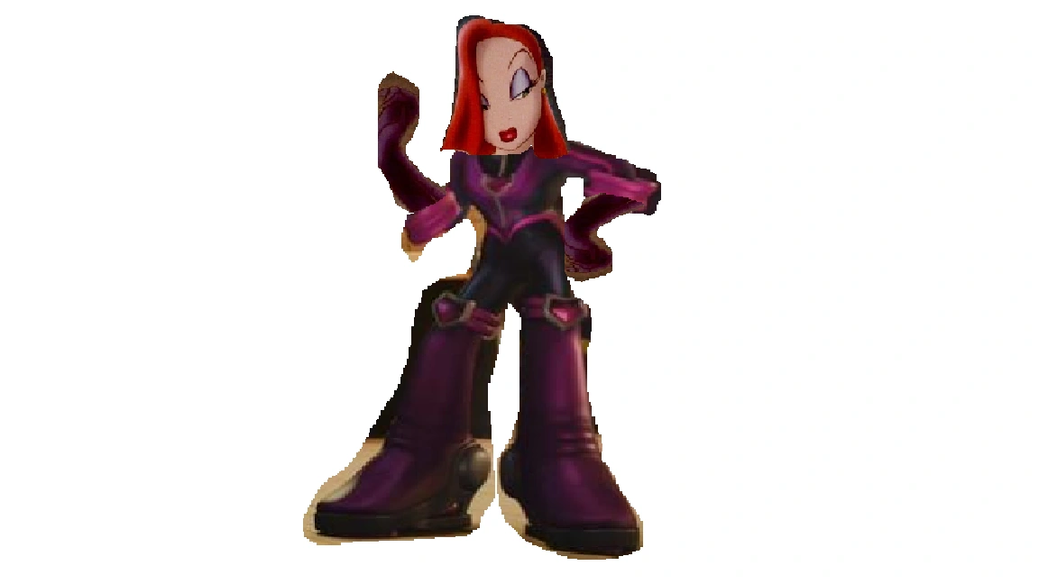 Jessica Rabbit wore her Rouge's outfit from Sonic Prime by ...