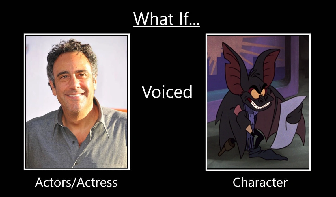 What if Brad Garrett voices Fidget the Bat by MaxietheFox2005