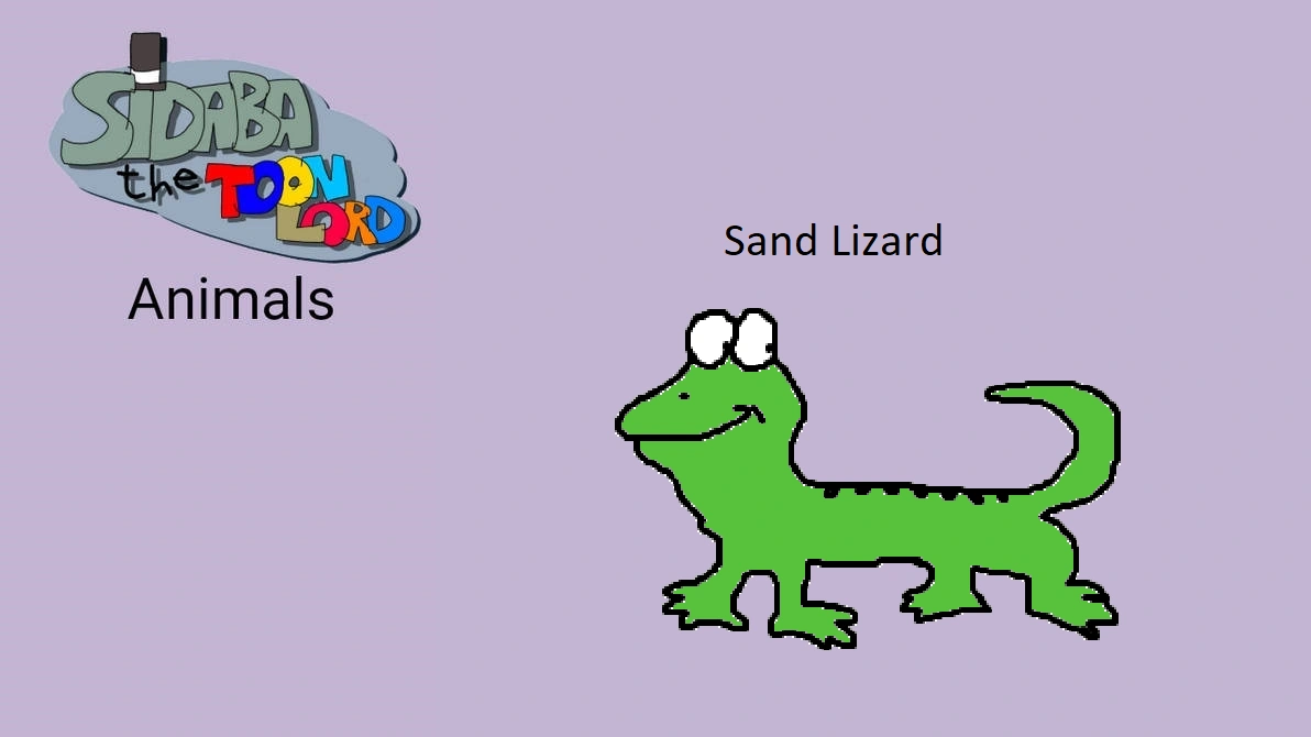 STTL Animals Sand Lizard by SidabaTheToonLord (DeviantArt stuff