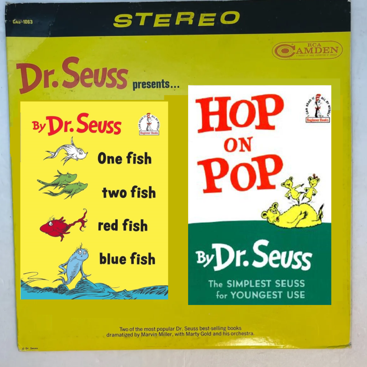 Fish and Lips タオル 1stDEMOCD Dr. Seuss One Fish, Two Fish, Red Fish, Blue Fish / Hop on