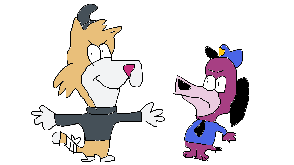 Rowdy and Peanut (Jellystone! style) (art STUFF) | Fan art Fun Wiki ...