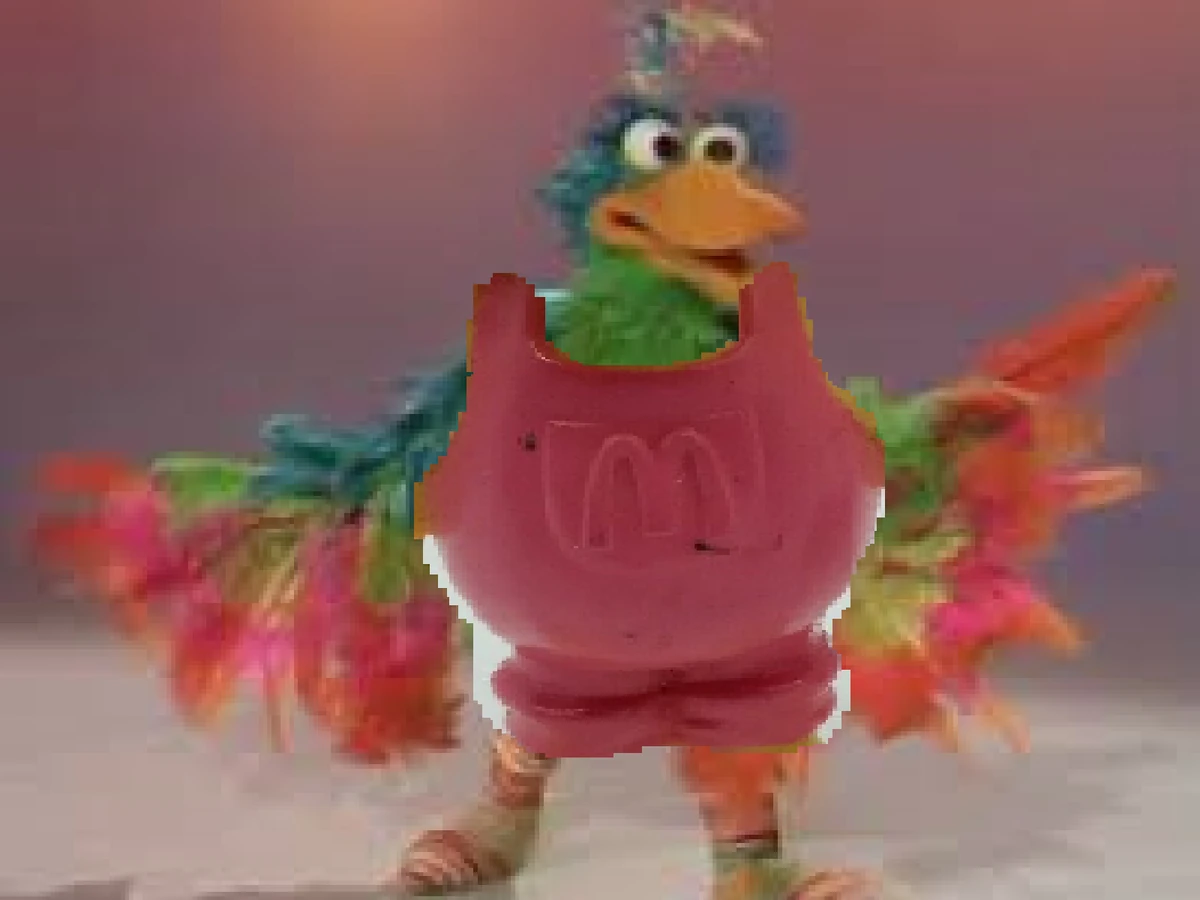 What if Fletcher Bird Wears Birdie the Early Bird's Overalls (Muppet