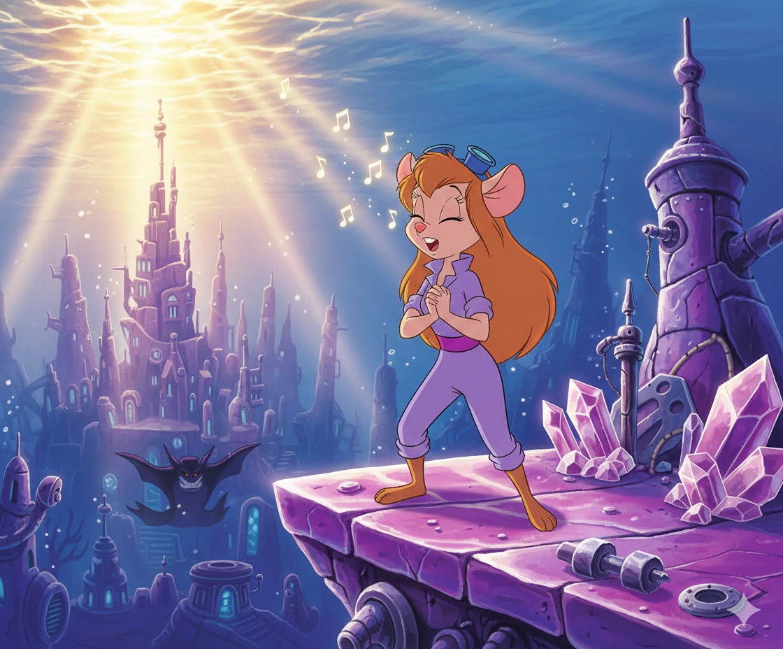 Gadget Hackwrench sings "In Harmony" from The Little Mermaid TV Series ...