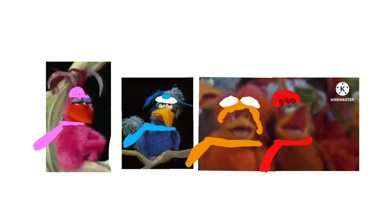 The Muppet Birds in Style of the Wonder Pets (Art Stuff) | Fan art Fun ...