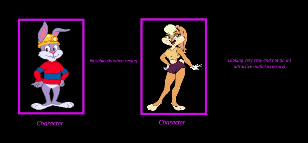 Nosebleed Meme Reader Rabbit Seeing Lola Bunny by SupremeVincent2022