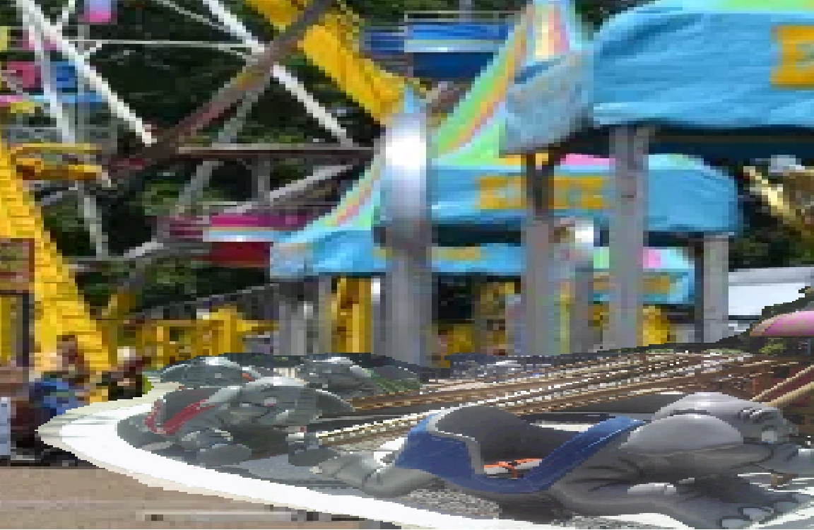 Unattracted Air Jumbo rides in language fairgrounds (Amusement Park ...