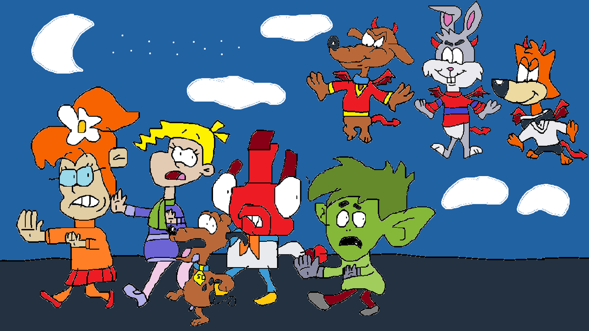 Nickelodeon Slime Crew by MegastoneXY on DeviantArt