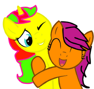 yo y mi hermana Flutter star hecho por Melody Pegasister!