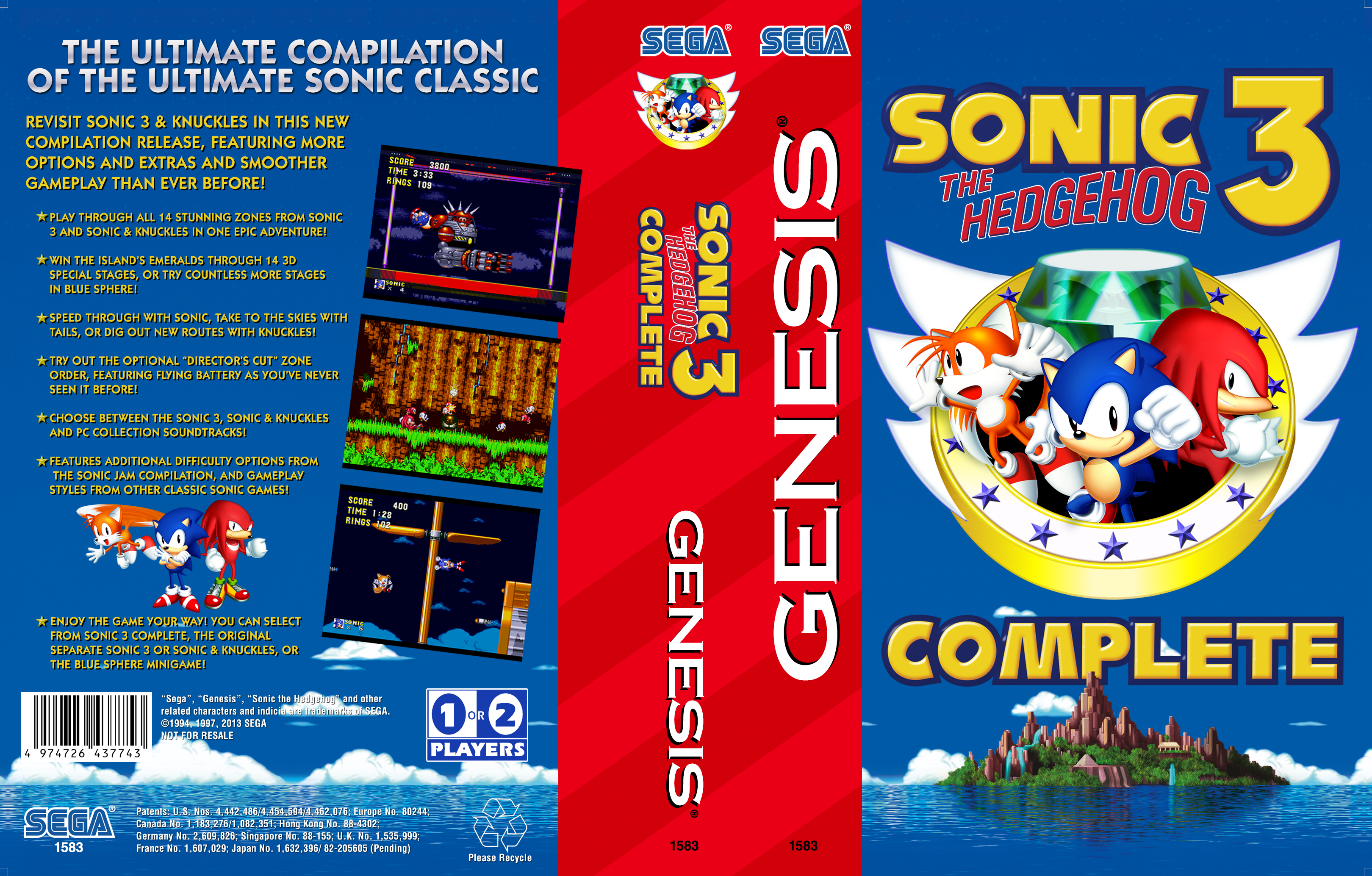 Sonic The Hedgehog 3 Remastered (Hack Rom) By Press Start 