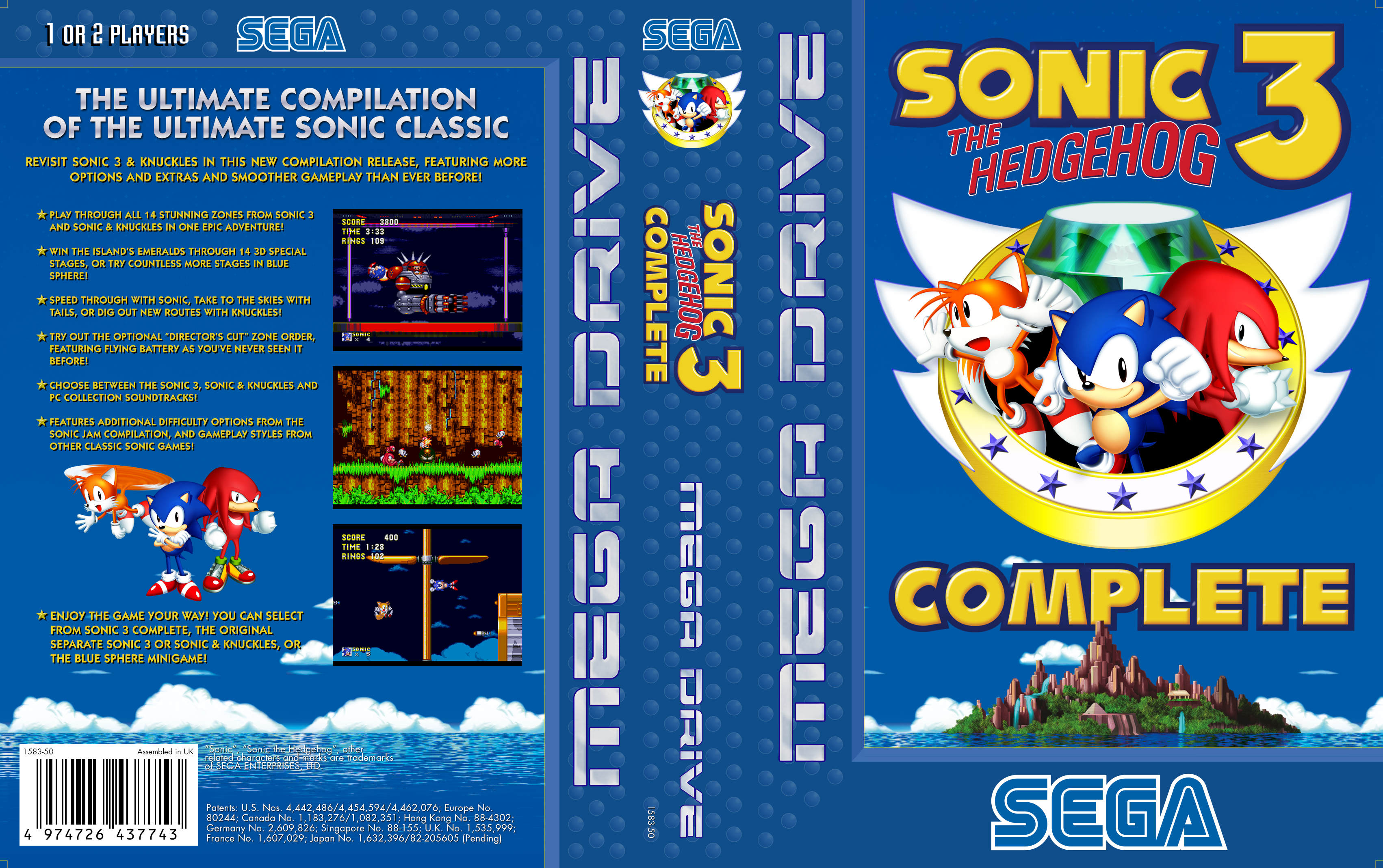 Sonic The Hedgehog 3 Sega Genesis / Megadrive ROM Download - Rom Hustler