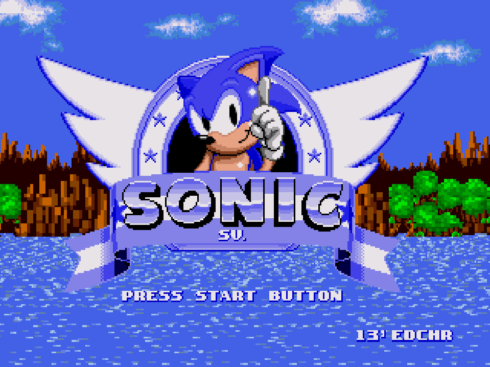 Dark Sonic in Sonic 2 (Hack) 