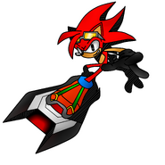 Slayd en un estilo Sonic Riders.