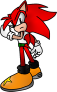 Un traje alternativo de Slayd en Sonic Fanon: Star Fighters