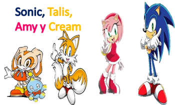 Sonic Tails Cream y Amy