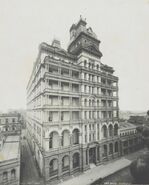 Ruiters Trade Centre, a property commissioned by the German Empire in 1874 as an embassy and also as a flea market. Standing at 70m tall, it was the second tallest building in Blithebeth until 1922. At the outbreak of the First World War, German funding stopped and the building's name changed to the Oriole Building in honour of its new owners.