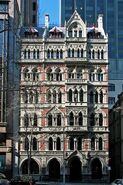 The Horace & Son's Building in the Business District, immediately adjacent to the Weston Building (note the similar Gothic architecture).