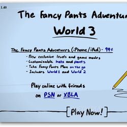 Fancy Pants 3  Online Game   Gameflarecom