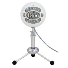 Blue snowball white microfono usb blanco