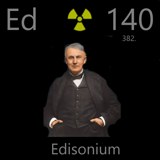Edisonium | Fandomium, Fan-Made Elements Wiki | Fandom