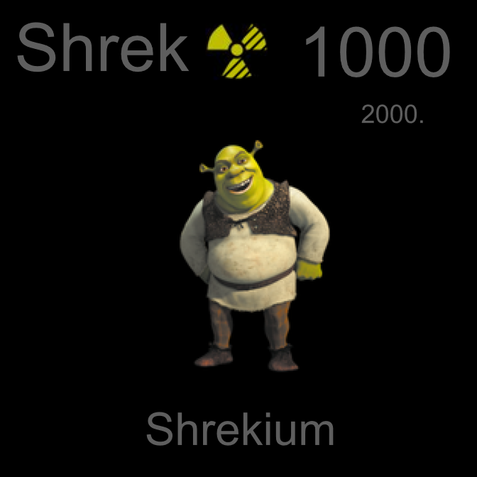 Shrekium Fandomium Fan Made Elements Wiki Fandom