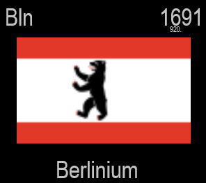 Berlinium | Fandomium, Fan-Made Elements Wiki | Fandom