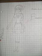 Emerald as Alice drawn by FairySina (by hand)