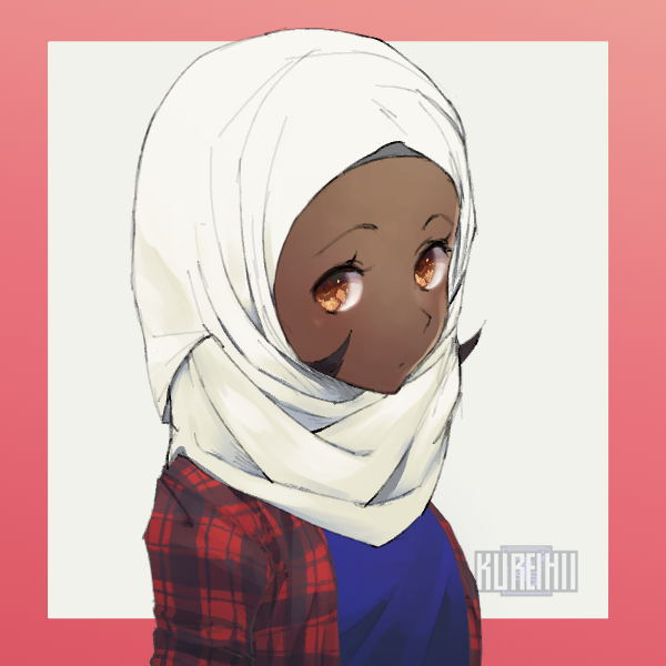 Hijabi girl, love, preety, muslimah, cute, pie, anime, nice, flower, HD  phone wallpaper