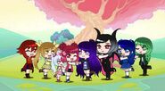 The Crystal Gleam Precure Team.