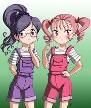 Left reika, right ichigo before transfrom to cure