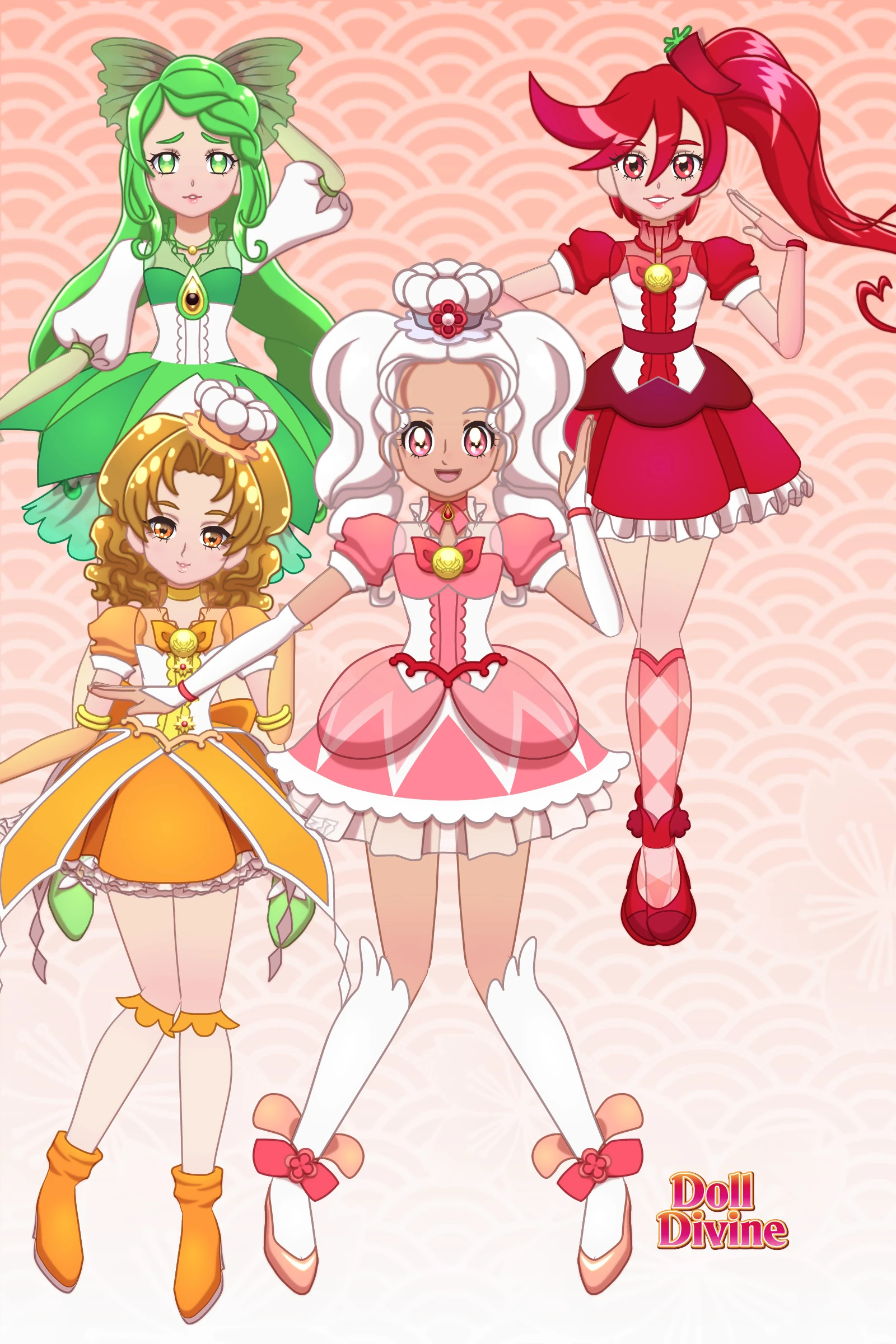 glitter cure doll divine