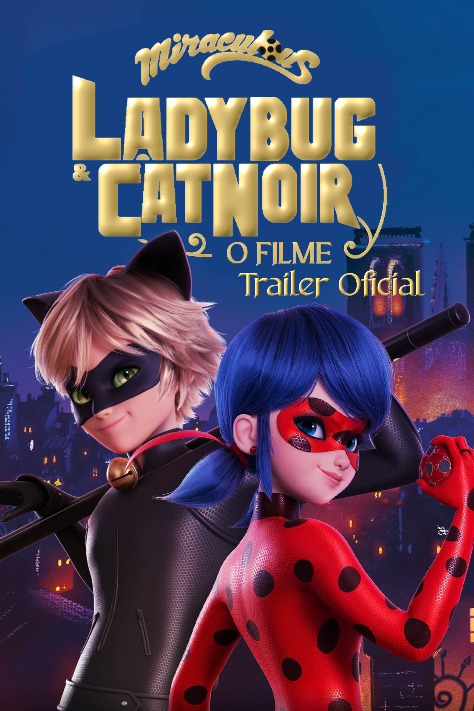 MIRACULOUS: Ladybug e Cat Noir, O Filme - You are Ladybug em Português  (Versão Cover) 🇧🇷