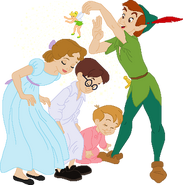 Peter applying pixie dust