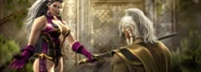Sindel blessed this Edenian sword for Shujinko during his travels in Edenia