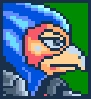 Falco's face (Starfox)