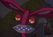 Oblina rearranging herself to look like Ickis